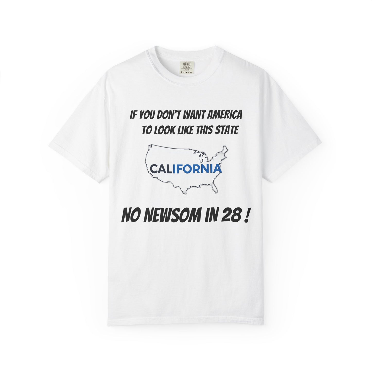 Unisex Graphic Tee, California State T-Shirt, Political Statement Shirt, Gift for Activists, Casual Wear, Summer Essential