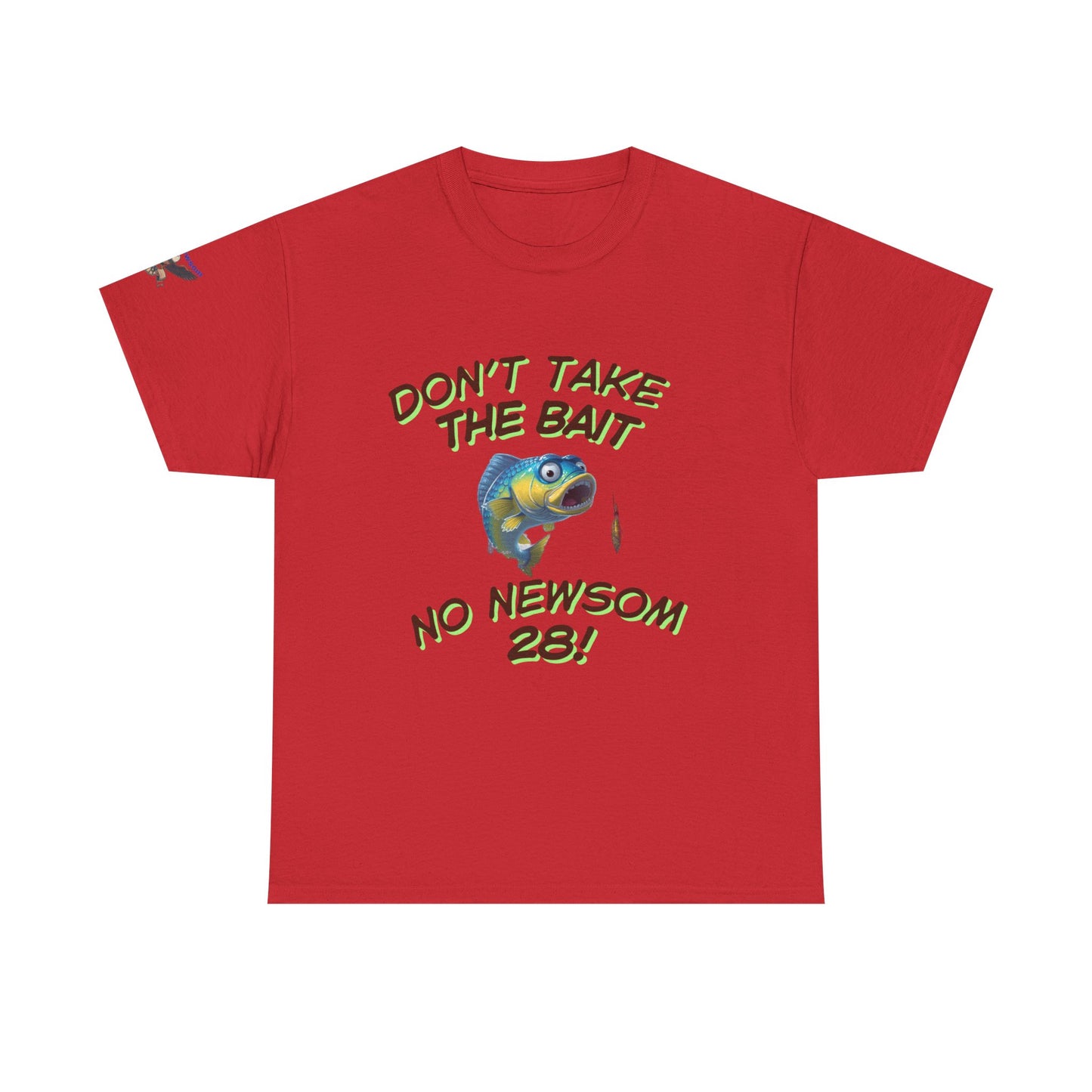 Fishing Humor Tee - "Don't Take the Bait!" Funny Unisex Cotton T-Shirt, Gift for Anglers, Fishing Lovers, Casual Wear, Outdoor Adventure