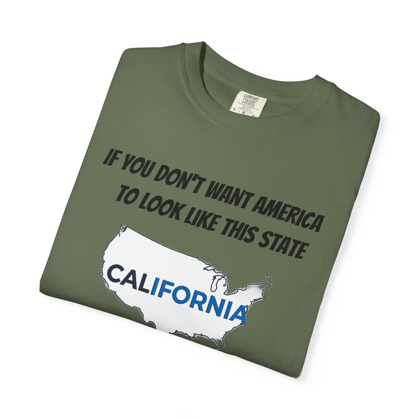 Unisex Graphic Tee, California State T-Shirt, Political Statement Shirt, Gift for Activists, Casual Wear, Summer Essential