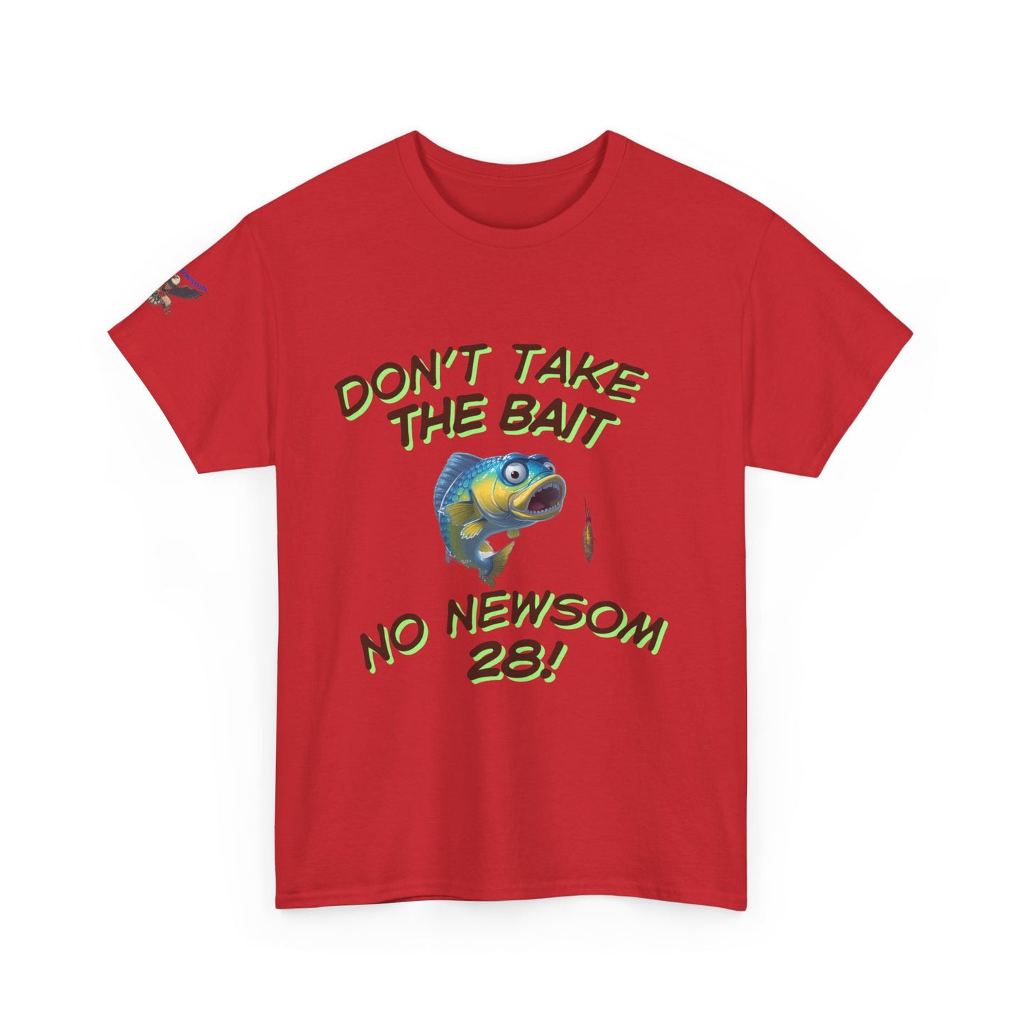 Fishing Humor Tee - "Don't Take the Bait!" Funny Unisex Cotton T-Shirt, Gift for Anglers, Fishing Lovers, Casual Wear, Outdoor Adventure