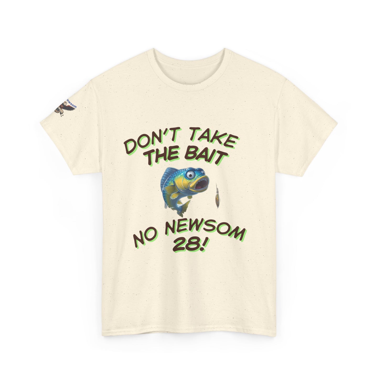 Fishing Humor Tee - "Don't Take the Bait!" Funny Unisex Cotton T-Shirt, Gift for Anglers, Fishing Lovers, Casual Wear, Outdoor Adventure