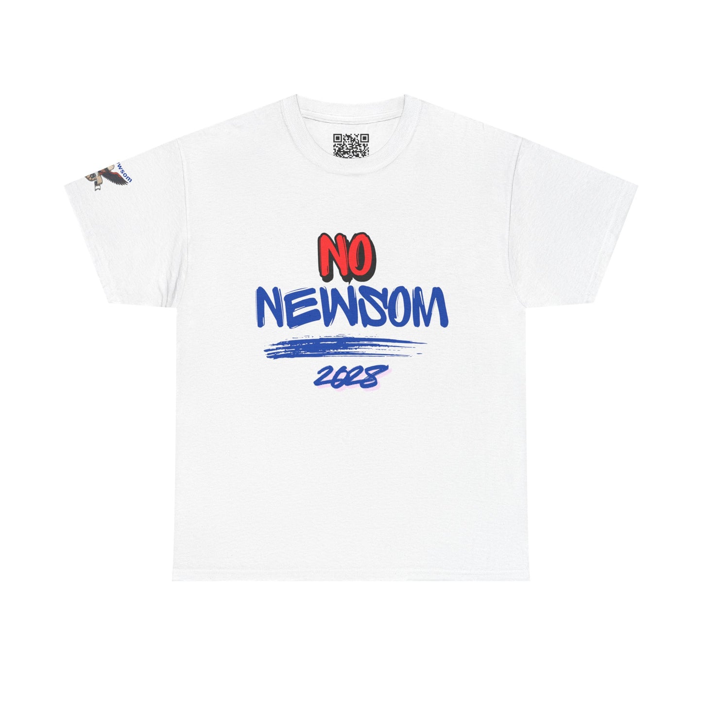 Political Statement Tee: No Newsism 2028, Unisex Cotton T-Shirt, Activism Apparel, Trendy Social Message Shirt, Gift for Change-Makers