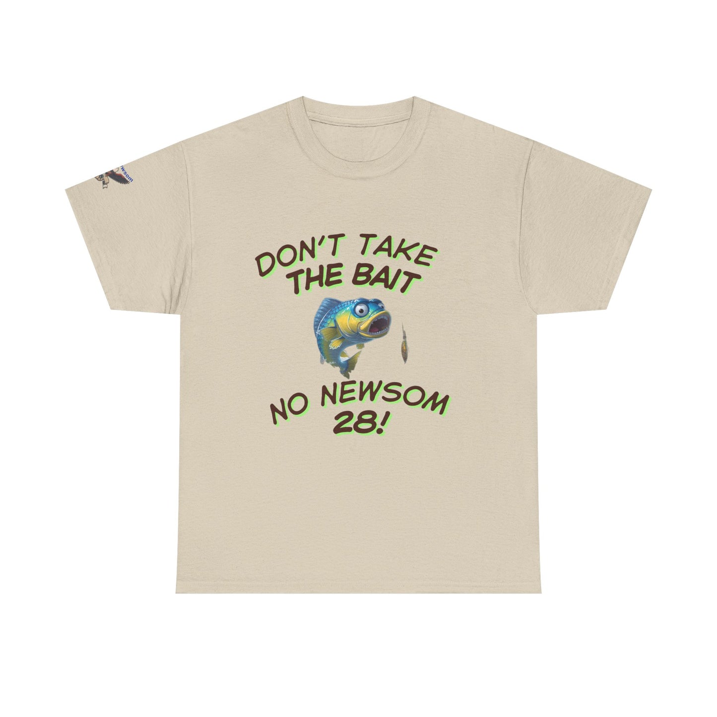 Fishing Humor Tee - "Don't Take the Bait!" Funny Unisex Cotton T-Shirt, Gift for Anglers, Fishing Lovers, Casual Wear, Outdoor Adventure