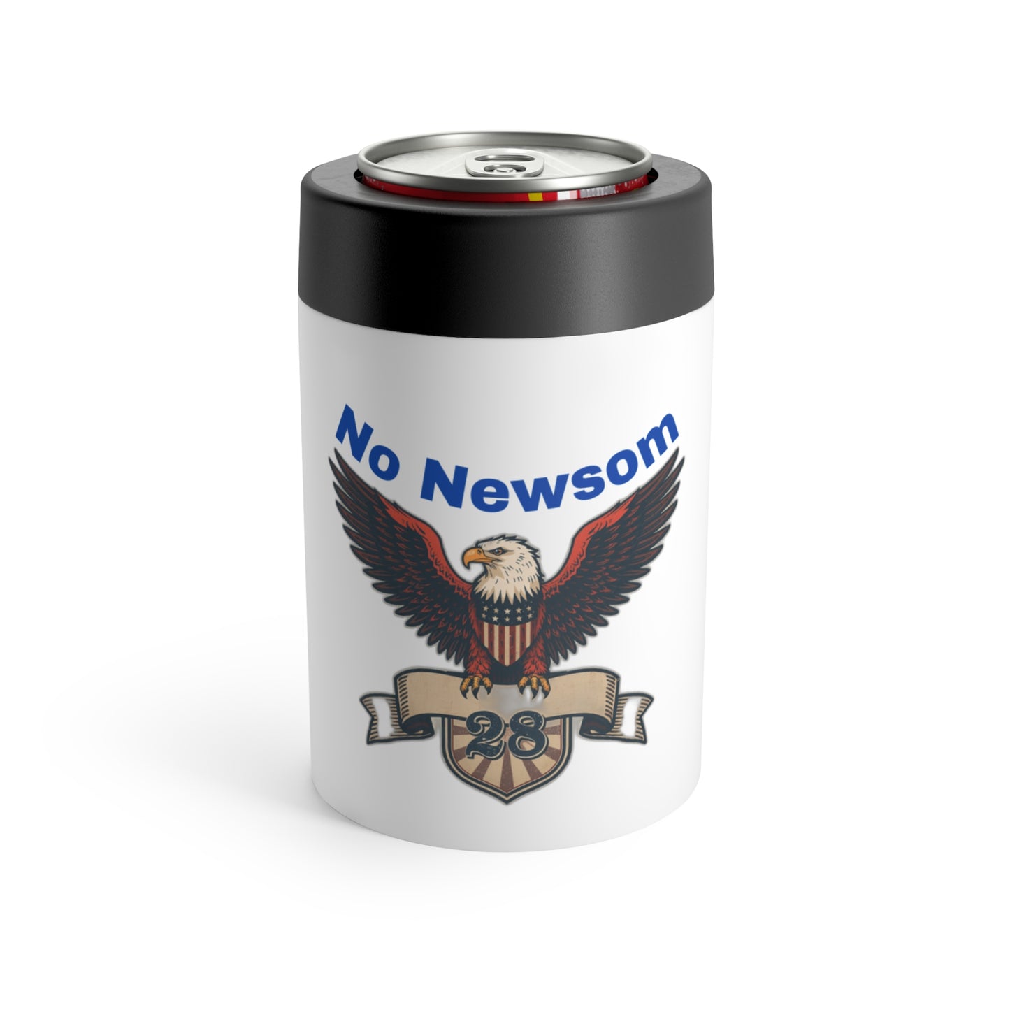 Patriotic Can Holder with Eagle Design, Party Cooler, Outdoor Gift for Events, Election, BBQ, Camping, Beverage Insulator