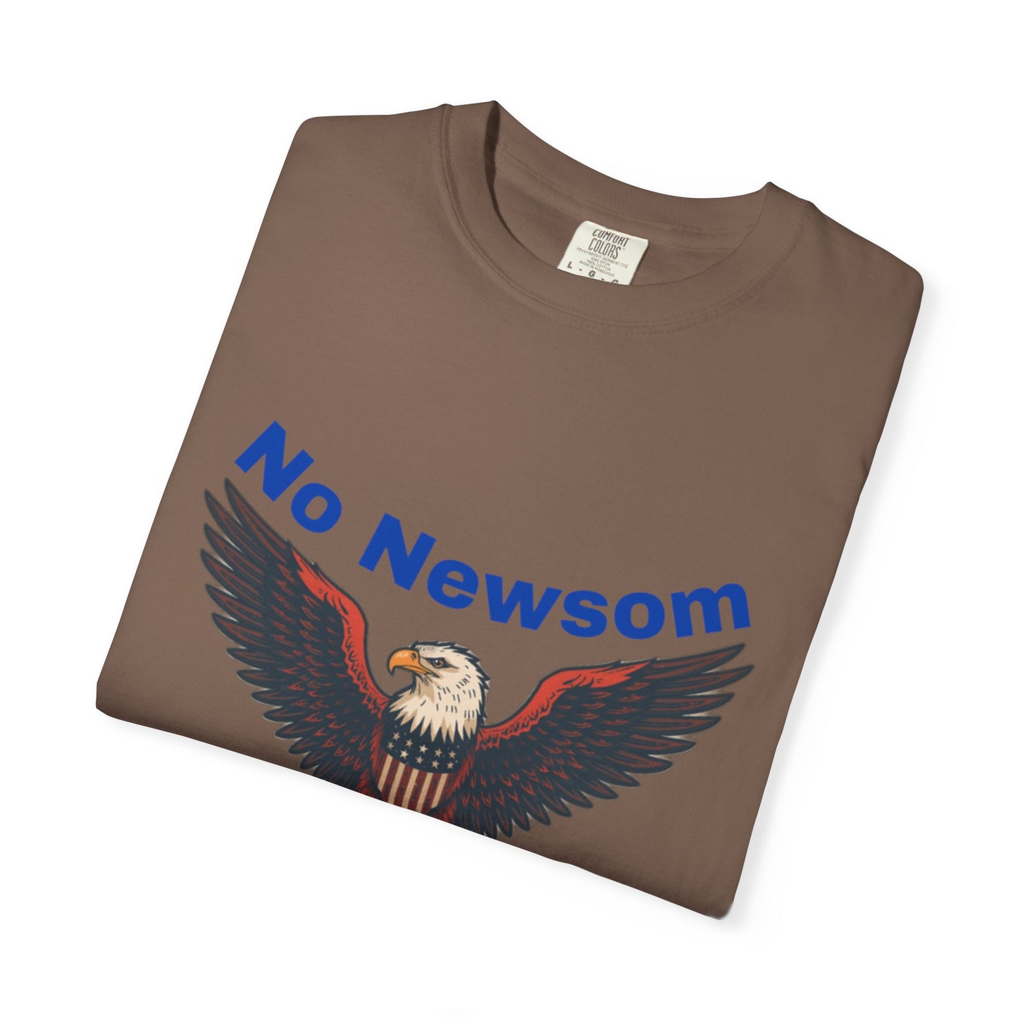 Eagle Emblem Garment-Dyed T-Shirt, Comfortable Vintage Tee, Patriotic Apparel, Casual Wear, Perfect Gift for Veterans