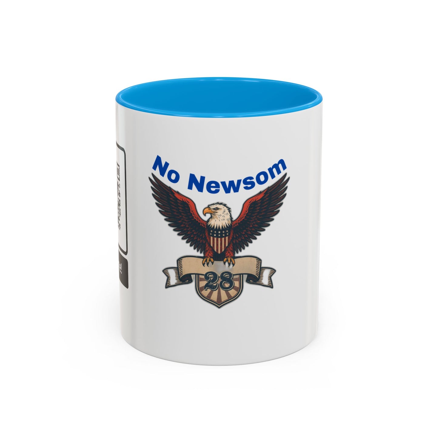 Patriotic Eagle Mug - No Newsom Design, Coffee Lovers Gift, Political Gifts, Unique Mugs, 11oz & 15oz Options