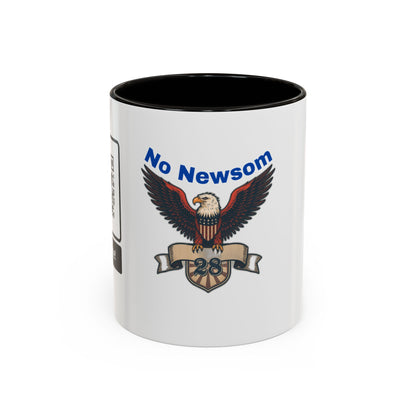 Patriotic Eagle Mug - No Newsom Design, Coffee Lovers Gift, Political Gifts, Unique Mugs, 11oz & 15oz Options