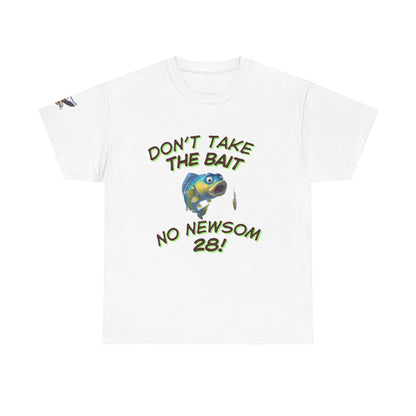 Fishing Humor Tee - "Don't Take the Bait!" Funny Unisex Cotton T-Shirt, Gift for Anglers, Fishing Lovers, Casual Wear, Outdoor Adventure