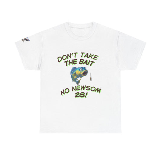 Fishing Humor Tee - "Don't Take the Bait!" Funny Unisex Cotton T-Shirt, Gift for Anglers, Fishing Lovers, Casual Wear, Outdoor Adventure