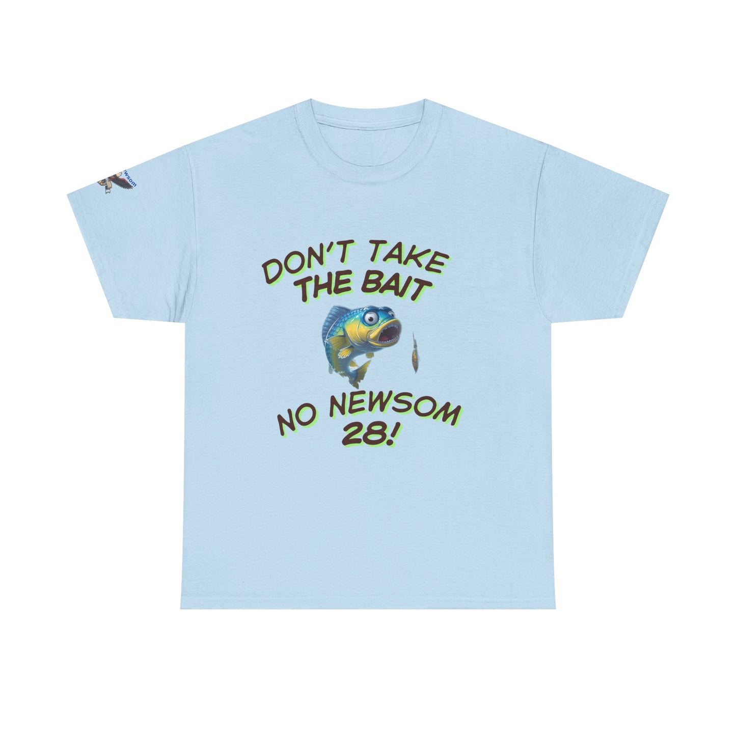 Fishing Humor Tee - "Don't Take the Bait!" Funny Unisex Cotton T-Shirt, Gift for Anglers, Fishing Lovers, Casual Wear, Outdoor Adventure