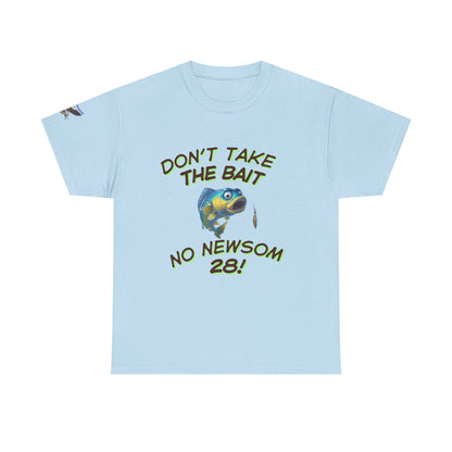 Fishing Humor Tee - "Don't Take the Bait!" Funny Unisex Cotton T-Shirt, Gift for Anglers, Fishing Lovers, Casual Wear, Outdoor Adventure