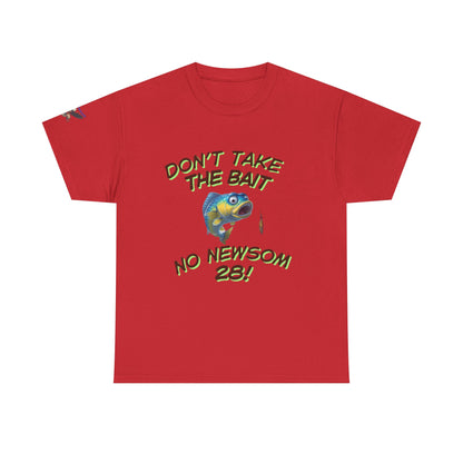 Fishing Humor Tee - "Don't Take the Bait!" Funny Unisex Cotton T-Shirt, Gift for Anglers, Fishing Lovers, Casual Wear, Outdoor Adventure