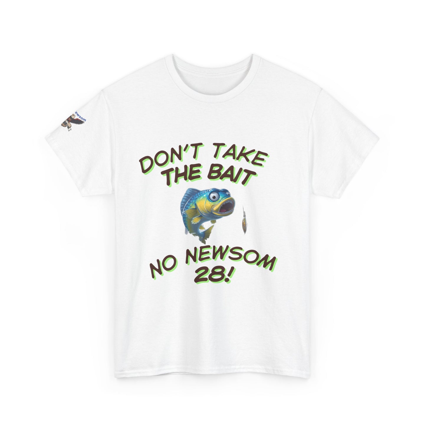 Fishing Humor Tee - "Don't Take the Bait!" Funny Unisex Cotton T-Shirt, Gift for Anglers, Fishing Lovers, Casual Wear, Outdoor Adventure