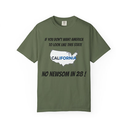 Unisex Graphic Tee, California State T-Shirt, Political Statement Shirt, Gift for Activists, Casual Wear, Summer Essential
