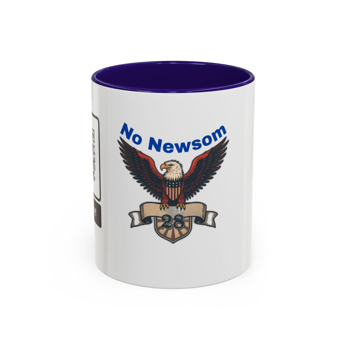 Patriotic Eagle Mug - No Newsom Design, Coffee Lovers Gift, Political Gifts, Unique Mugs, 11oz & 15oz Options