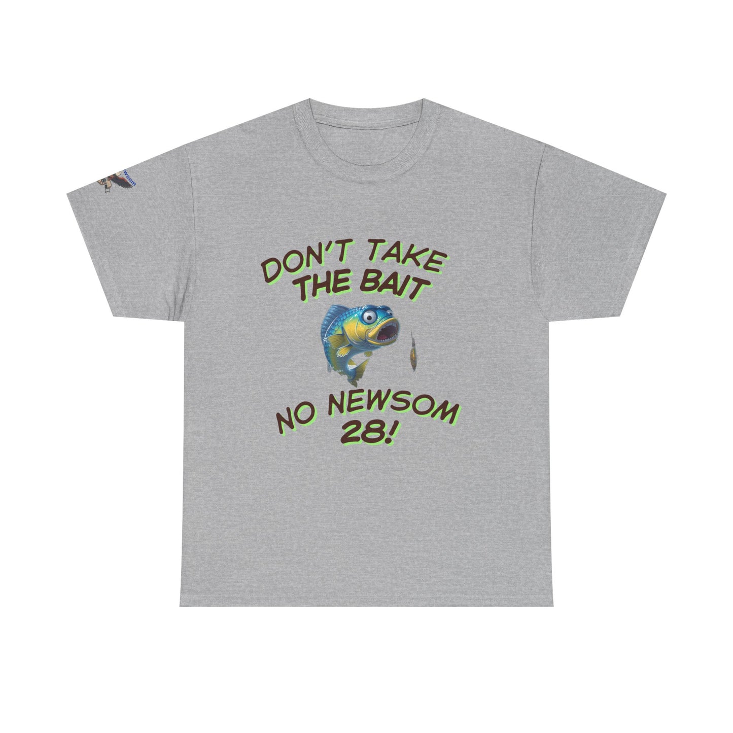 Fishing Humor Tee - "Don't Take the Bait!" Funny Unisex Cotton T-Shirt, Gift for Anglers, Fishing Lovers, Casual Wear, Outdoor Adventure