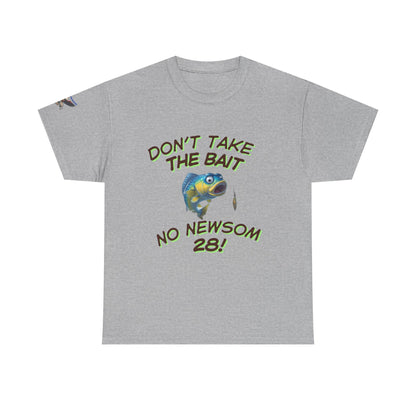 Fishing Humor Tee - "Don't Take the Bait!" Funny Unisex Cotton T-Shirt, Gift for Anglers, Fishing Lovers, Casual Wear, Outdoor Adventure