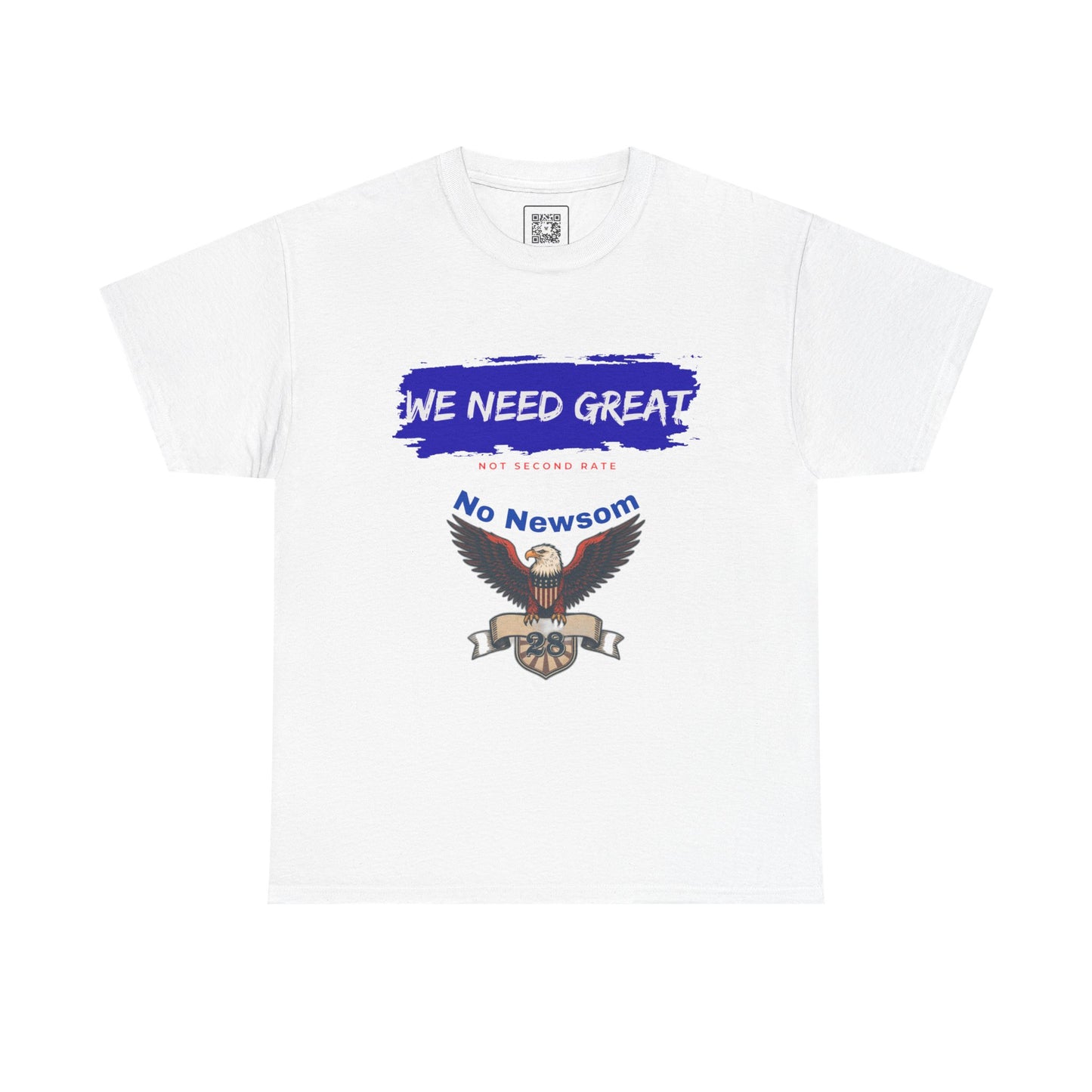 Unisex Graphic Tee with Eagle Design, Statement T-Shirt for Activists, Casual Wear, Gift for Patriotic Events, Men's and Women's Fashion