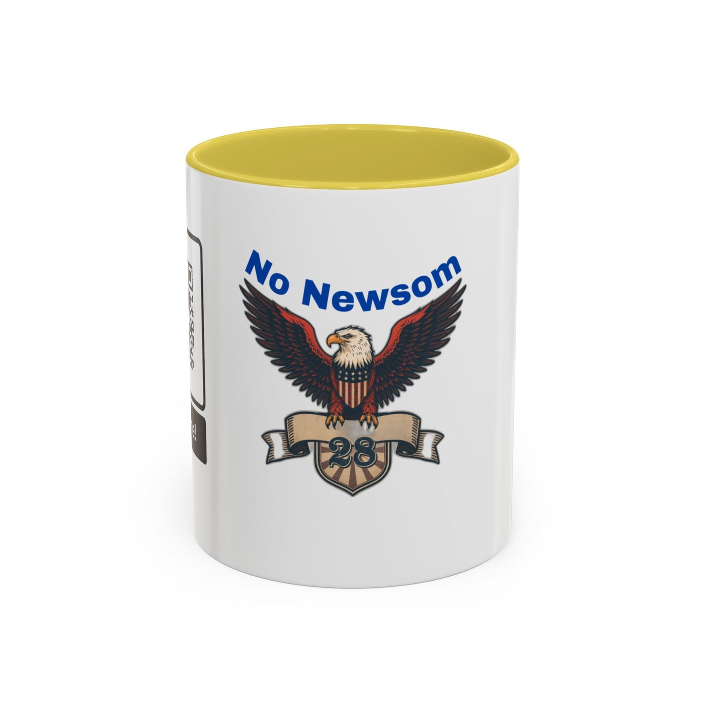 Patriotic Eagle Mug - No Newsom Design, Coffee Lovers Gift, Political Gifts, Unique Mugs, 11oz & 15oz Options
