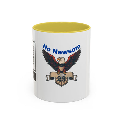 Patriotic Eagle Mug - No Newsom Design, Coffee Lovers Gift, Political Gifts, Unique Mugs, 11oz & 15oz Options
