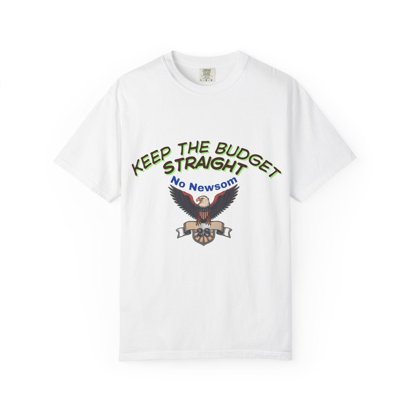 Political Statement T-Shirt | Keep The Budget Straight | Unisex Casual Tee, Activist Apparel, Gift for Supporters, Campaign Merchandise