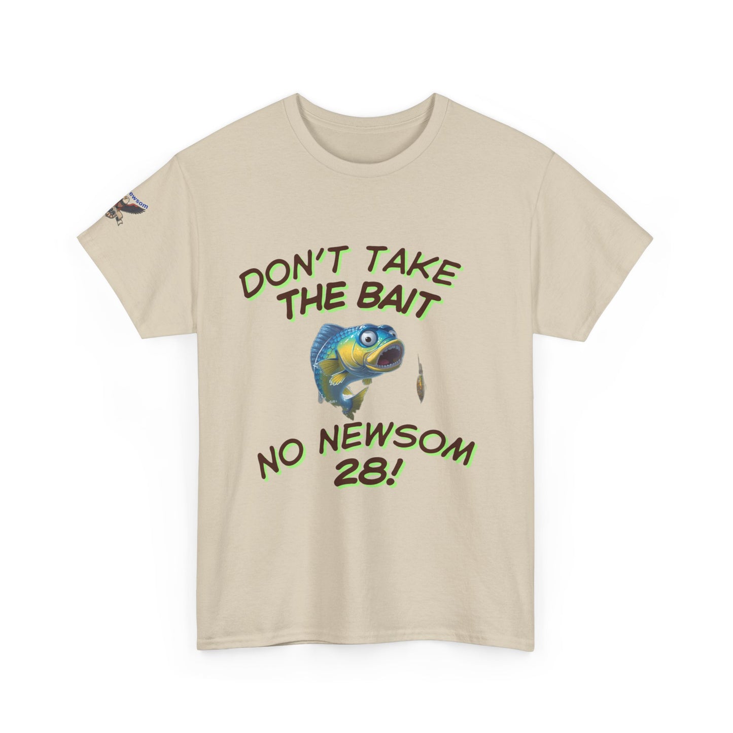 Fishing Humor Tee - "Don't Take the Bait!" Funny Unisex Cotton T-Shirt, Gift for Anglers, Fishing Lovers, Casual Wear, Outdoor Adventure