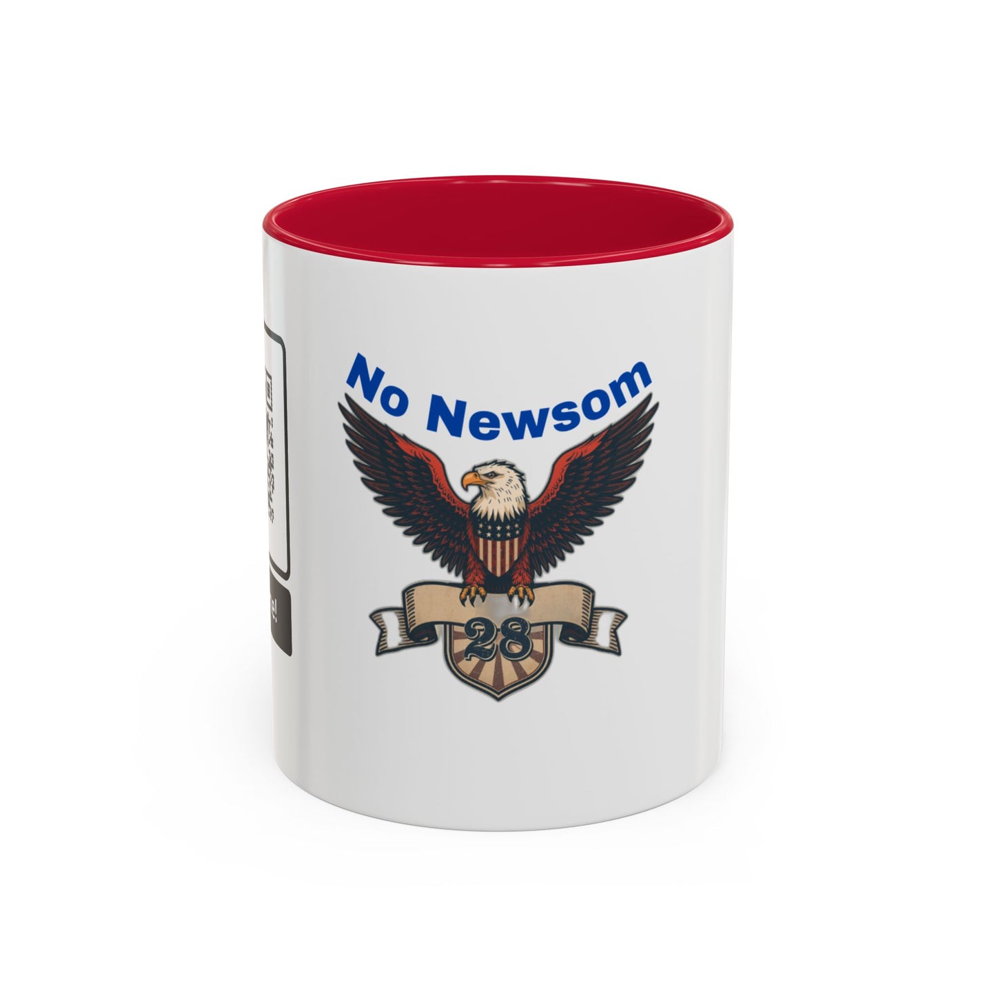 Patriotic Eagle Mug - No Newsom Design, Coffee Lovers Gift, Political Gifts, Unique Mugs, 11oz & 15oz Options