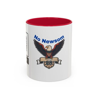 Patriotic Eagle Mug - No Newsom Design, Coffee Lovers Gift, Political Gifts, Unique Mugs, 11oz & 15oz Options