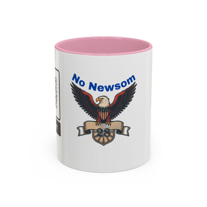 Patriotic Eagle Mug - No Newsom Design, Coffee Lovers Gift, Political Gifts, Unique Mugs, 11oz & 15oz Options