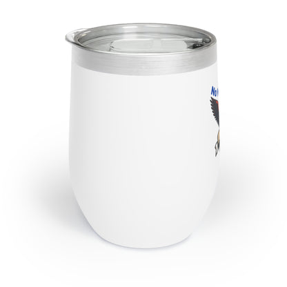 Chill Wine Tumbler - Insulated Stemless Cups, Perfect for Wine Lovers, Gift for Her, Outdoor Gatherings, Unique Party Favors