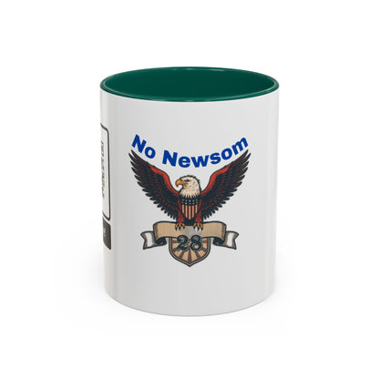 Patriotic Eagle Mug - No Newsom Design, Coffee Lovers Gift, Political Gifts, Unique Mugs, 11oz & 15oz Options