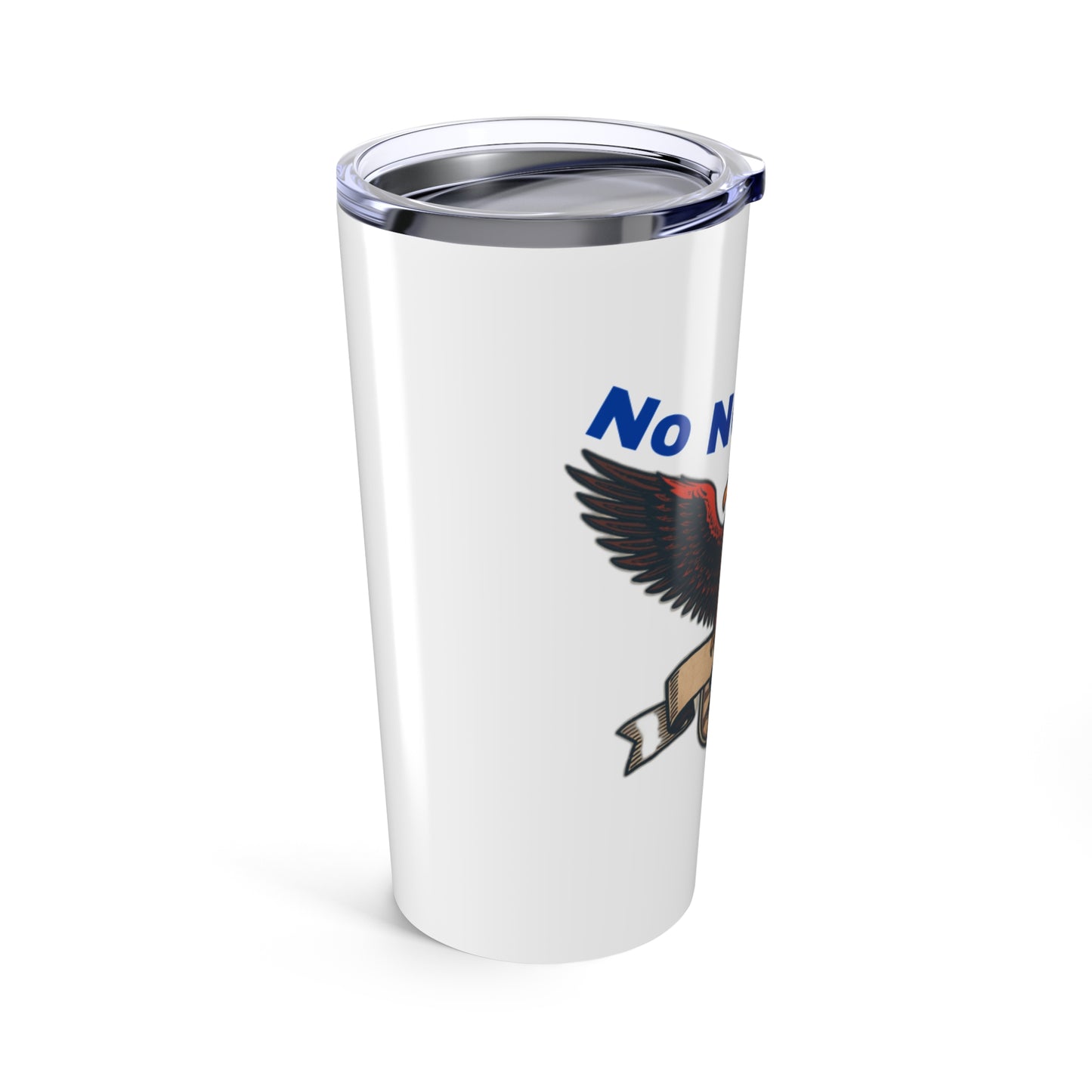 No Newsom Eagle 20oz Tumbler - Political Mug, Travel Cup, Gift for Activists, Stainless Steel, Party Favor, Custom Drinkware