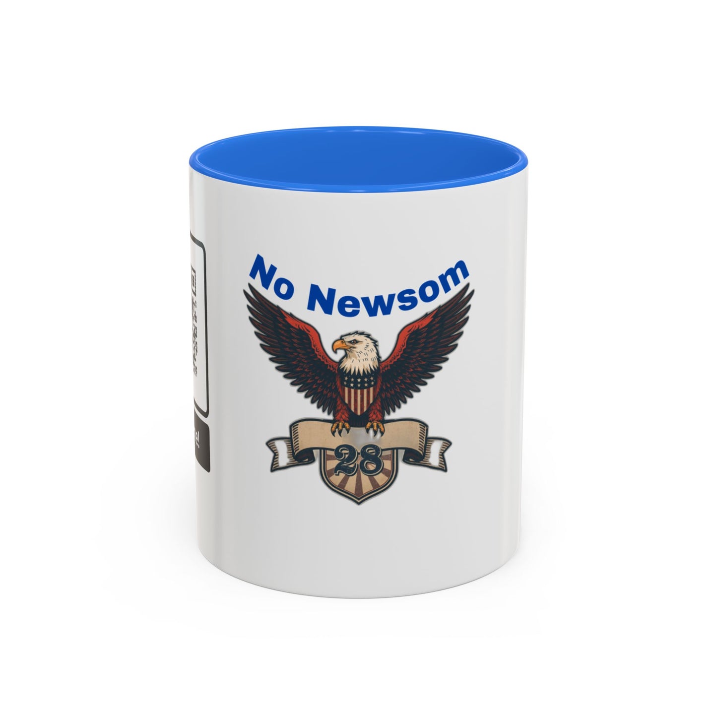 Patriotic Eagle Mug - No Newsom Design, Coffee Lovers Gift, Political Gifts, Unique Mugs, 11oz & 15oz Options