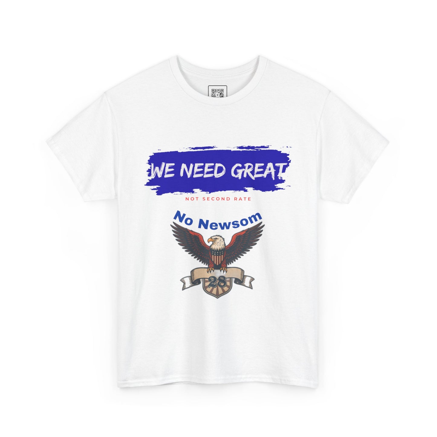 Unisex Graphic Tee with Eagle Design, Statement T-Shirt for Activists, Casual Wear, Gift for Patriotic Events, Men's and Women's Fashion