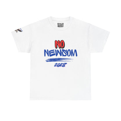 Political Statement Tee: No Newsism 2028, Unisex Cotton T-Shirt, Activism Apparel, Trendy Social Message Shirt, Gift for Change-Makers