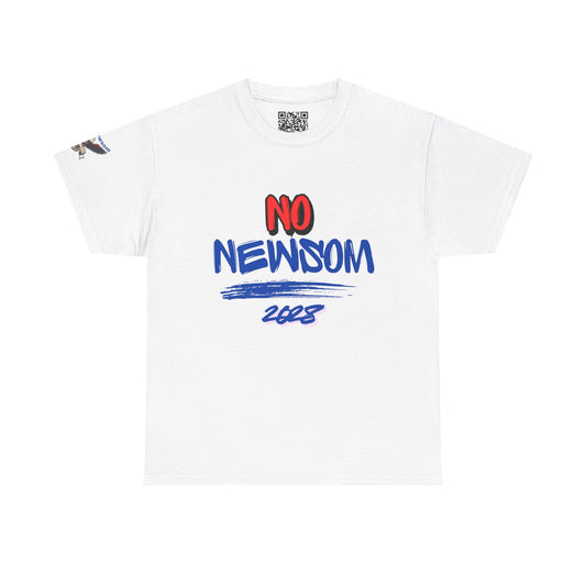 Political Statement Tee: No Newsism 2028, Unisex Cotton T-Shirt, Activism Apparel, Trendy Social Message Shirt, Gift for Change-Makers