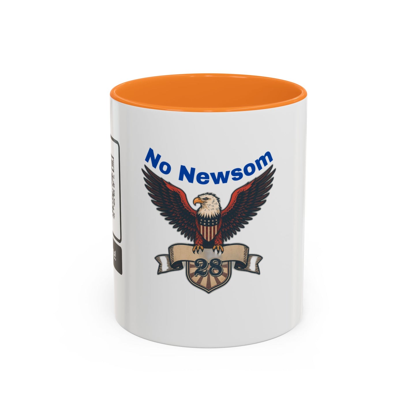 Patriotic Eagle Mug - No Newsom Design, Coffee Lovers Gift, Political Gifts, Unique Mugs, 11oz & 15oz Options