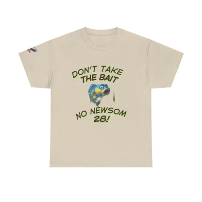 Fishing Humor Tee - "Don't Take the Bait!" Funny Unisex Cotton T-Shirt, Gift for Anglers, Fishing Lovers, Casual Wear, Outdoor Adventure