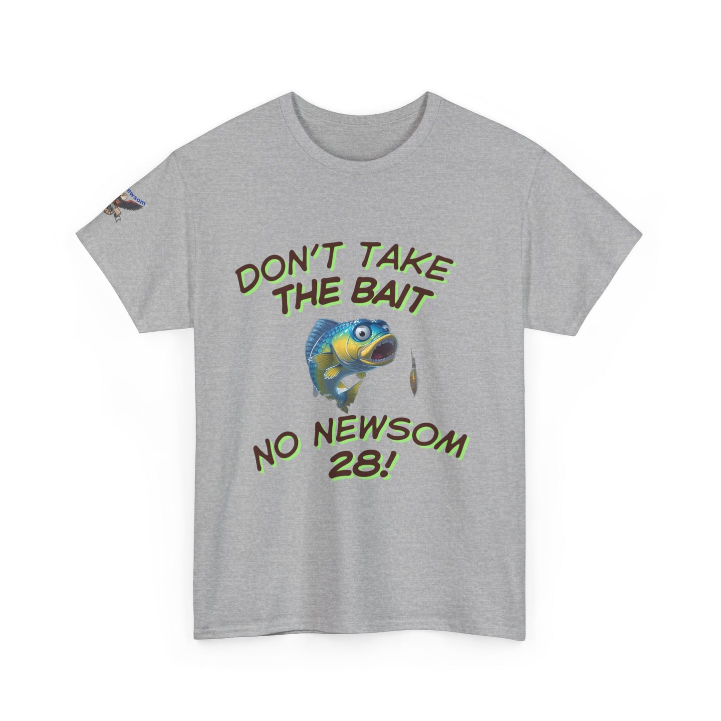 Fishing Humor Tee - "Don't Take the Bait!" Funny Unisex Cotton T-Shirt, Gift for Anglers, Fishing Lovers, Casual Wear, Outdoor Adventure