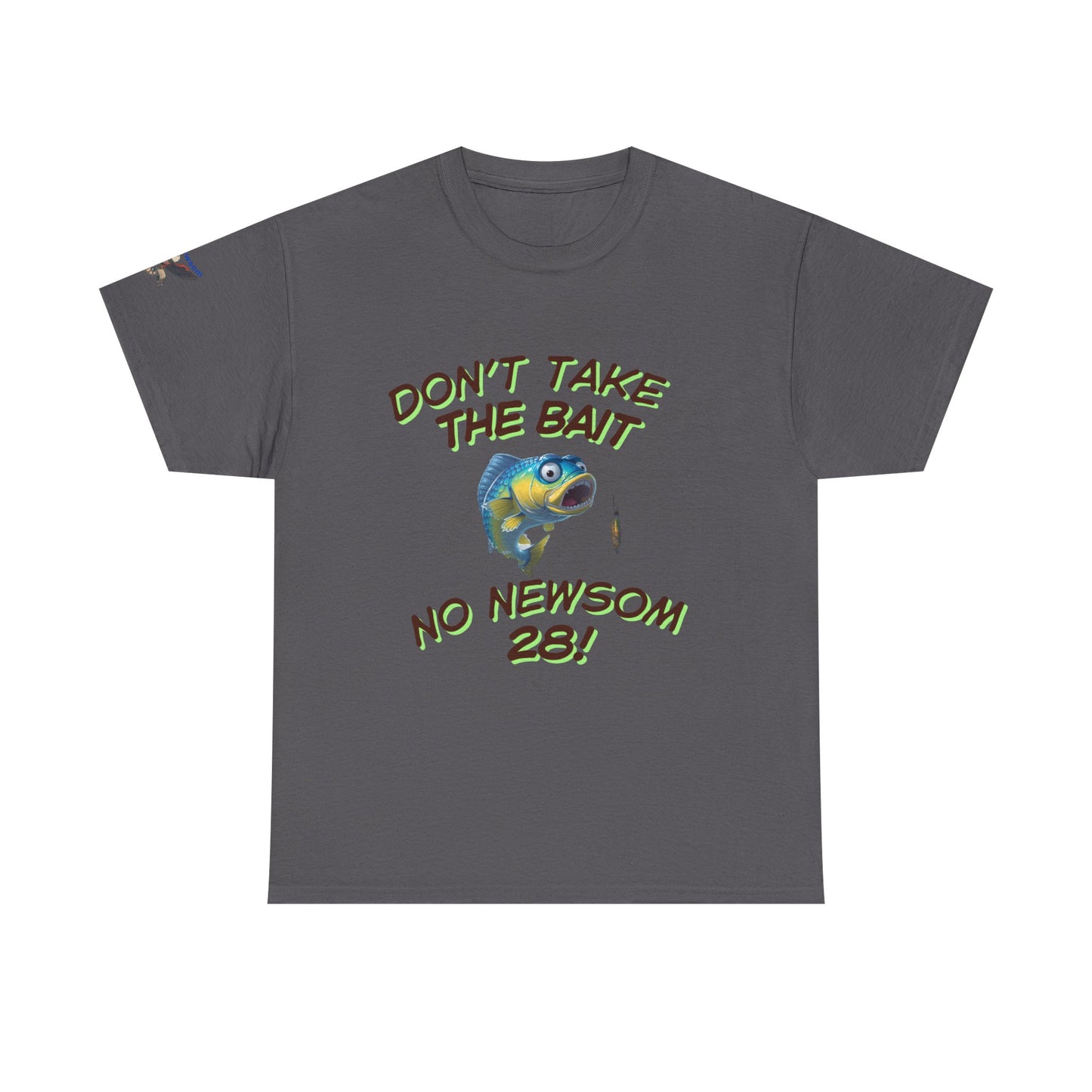Fishing Humor Tee - "Don't Take the Bait!" Funny Unisex Cotton T-Shirt, Gift for Anglers, Fishing Lovers, Casual Wear, Outdoor Adventure