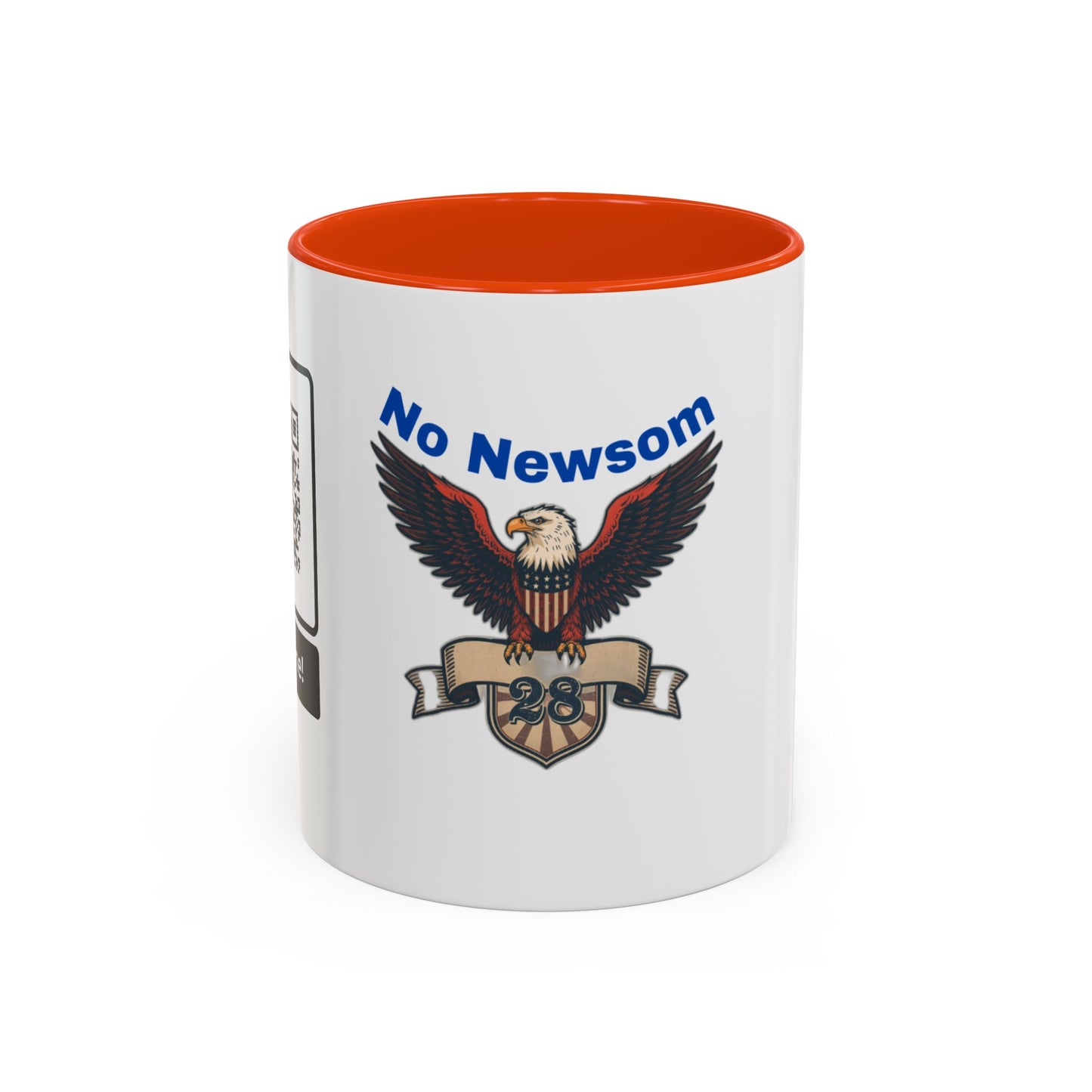 Patriotic Eagle Mug - No Newsom Design, Coffee Lovers Gift, Political Gifts, Unique Mugs, 11oz & 15oz Options